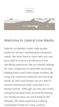 Mobile Screenshot of laterallinemedia.com